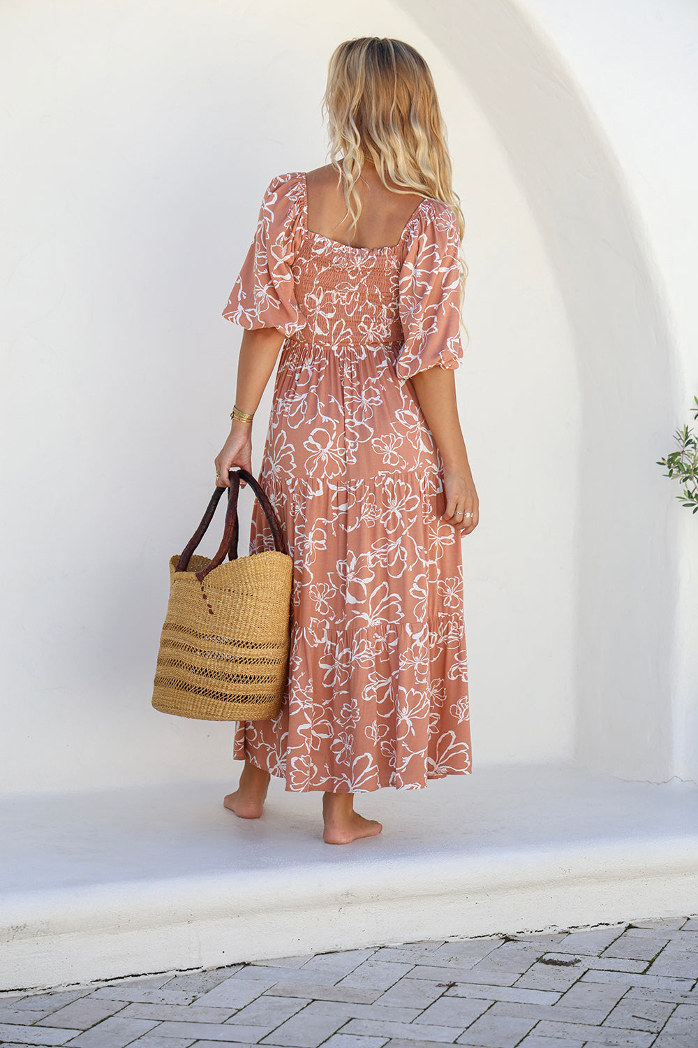Havana Off the Shoulder Maxi Dress