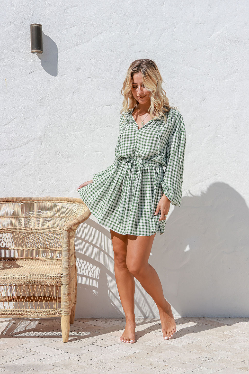 Marnie Gingham Dress