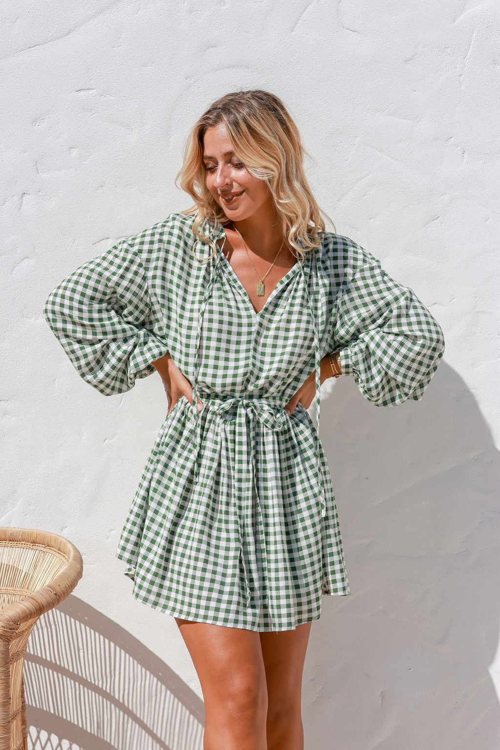 Marnie Gingham Dress